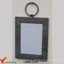 Wall Hanging Rectangle Metal Photo Frame